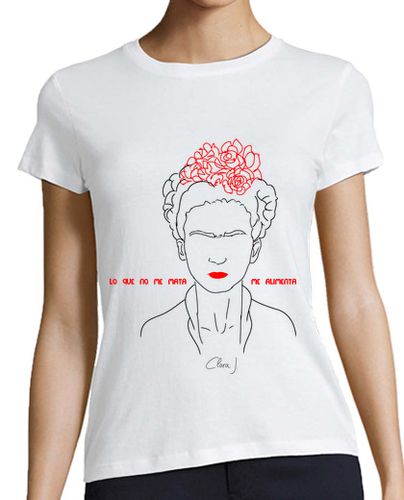 Camiseta mujer Frida Silouet - latostadora.com - Modalova