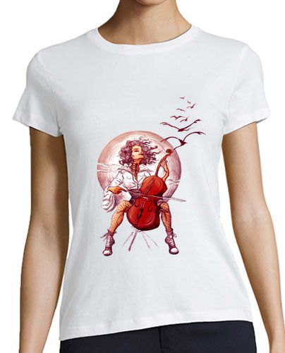 Camiseta mujer Violoncelo Girl T-Shirt 2 laTostadora - latostadora.com - Modalova