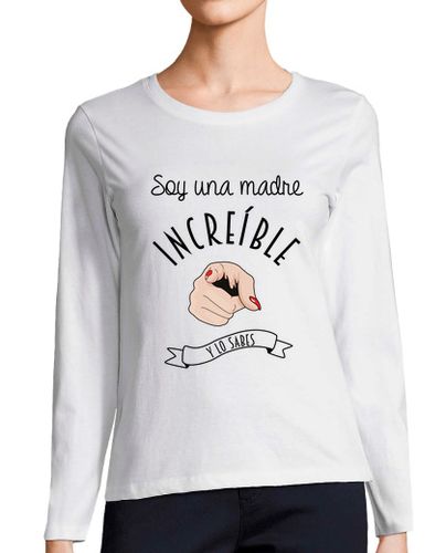 Camiseta Mujer Manga Larga Una madre increíble laTostadora - latostadora.com - Modalova