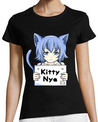 Camiseta mujer Kitty Girl - latostadora.com - Modalova