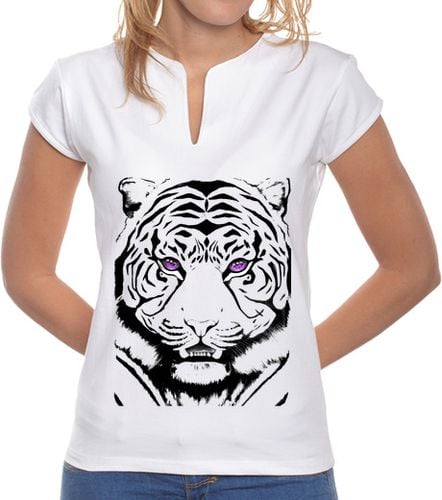 Camiseta Mujer Cuello Mao Tigre laTostadora - latostadora.com - Modalova