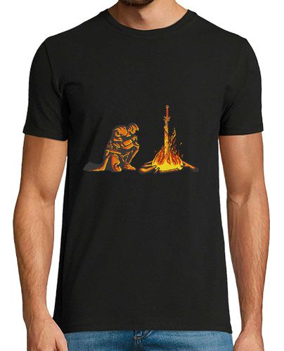 Camiseta Dark Souls Bonfire - latostadora.com - Modalova