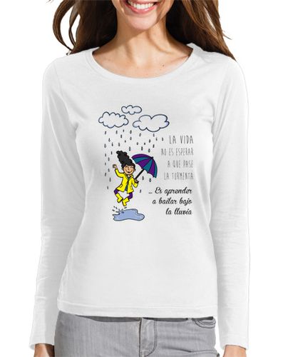Camiseta mujer Bailar bajo la lluvia - latostadora.com - Modalova