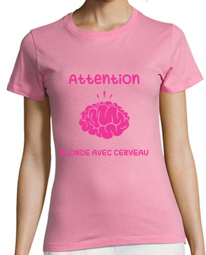 Camiseta mujer atención cerebro rubio laTostadora - latostadora.com - Modalova