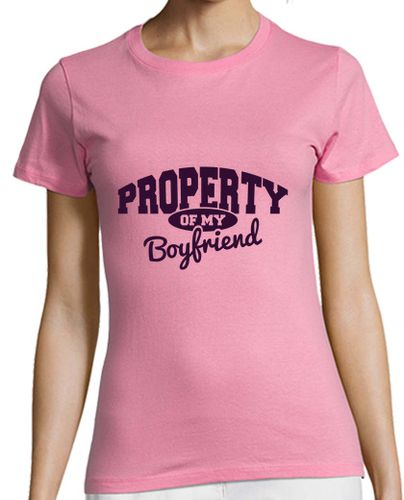 Camiseta mujer propiedad de mi novio - latostadora.com - Modalova