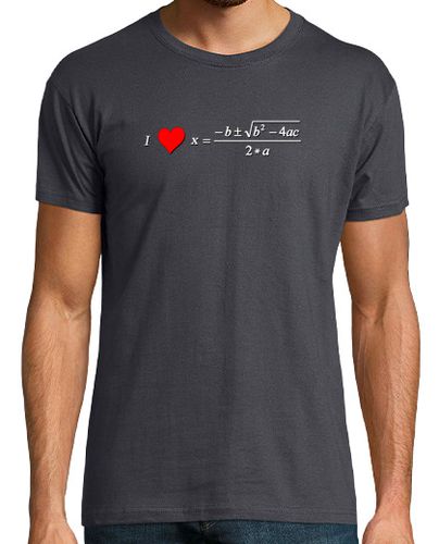 Camiseta I Love Ecuación de Segundo Grado - latostadora.com - Modalova
