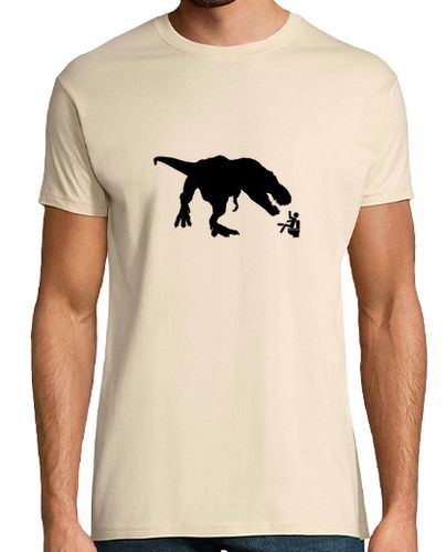 Camiseta t-rex vs hombre en el inodoro - latostadora.com - Modalova