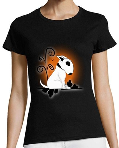 Camiseta Mujer Manga Corta Gotic Bull Terrier laTostadora - latostadora.com - Modalova