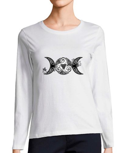 Camiseta Mujer Manga Larga Trisquel & triple luna laTostadora - latostadora.com - Modalova