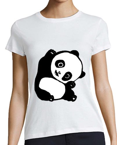 Camiseta Mujer Manga Corta camisa de la panda laTostadora - latostadora.com - Modalova