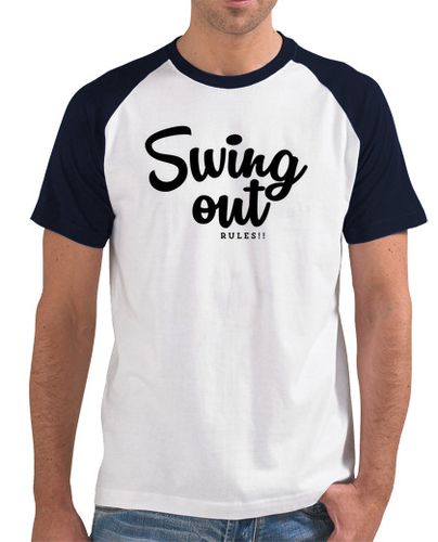 Camiseta Swing out rules of lindy hop - Black edi - latostadora.com - Modalova