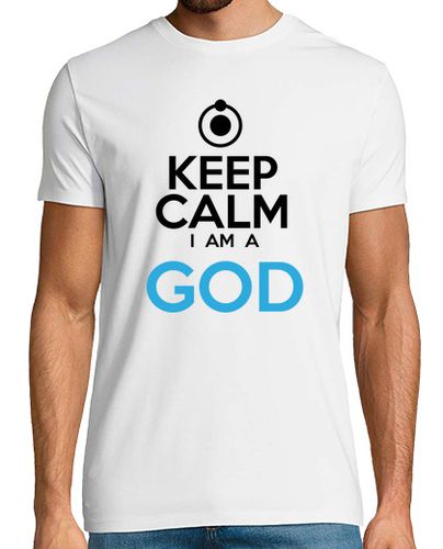 Camiseta Keep calm i am a god - latostadora.com - Modalova