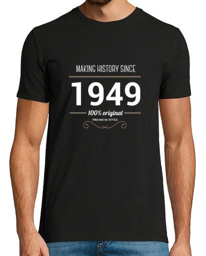 Camiseta Hombre Manga Corta Making History since 1949 white laTostadora - latostadora.com - Modalova