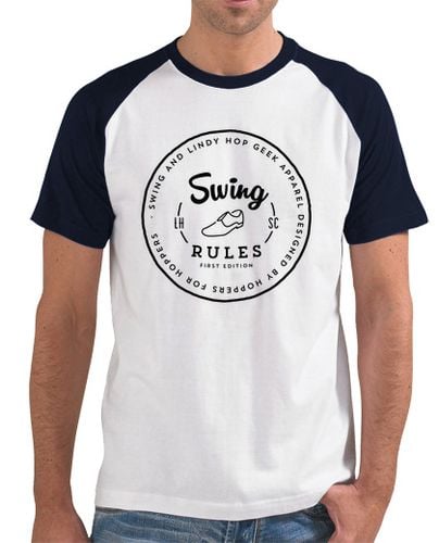 Camiseta Hombre Estilo Béisbol Swing rules logo - first edition - line laTostadora - latostadora.com - Modalova