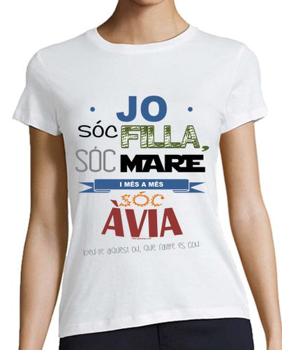 Camiseta mujer Filla, Mare i Avia - latostadora.com - Modalova