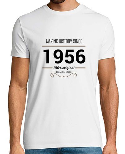 Camiseta Hombre Manga Corta Making History since 1956 black laTostadora - latostadora.com - Modalova