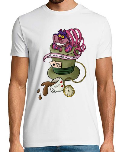 Camiseta Chesire Cat - latostadora.com - Modalova