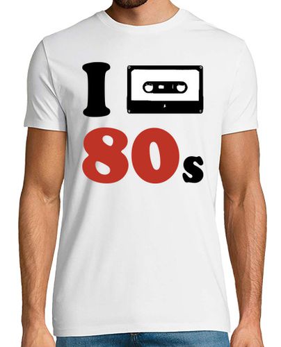 Camiseta Hombre Manga Corta I Love los años 80 laTostadora - latostadora.com - Modalova