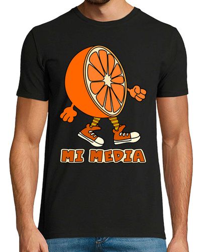 Camiseta mi media busca naranja para tu pareja - latostadora.com - Modalova