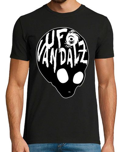 Camiseta "Ufo VandalZ" [Chico - Negro] - latostadora.com - Modalova