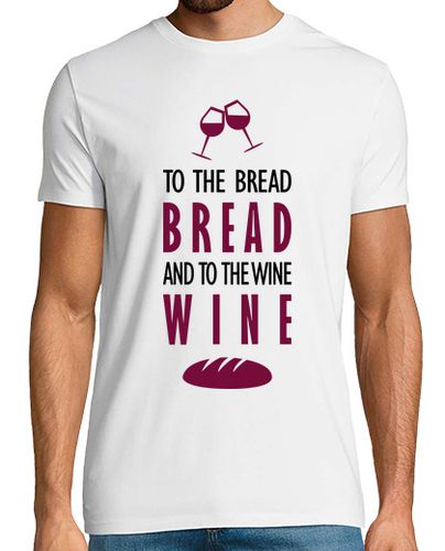 Camiseta Al pan, pan, y al vino, vino - latostadora.com - Modalova