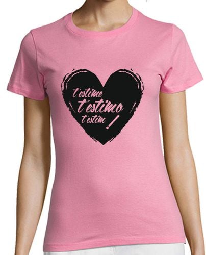 Camiseta Mujer Manga Corta T'estime t'estimo t'estim! laTostadora - latostadora.com - Modalova