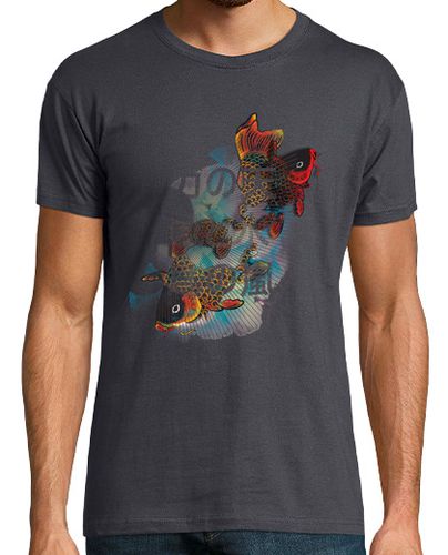 Camiseta Hombre Manga Corta Flying Carps chico gris laTostadora - latostadora.com - Modalova