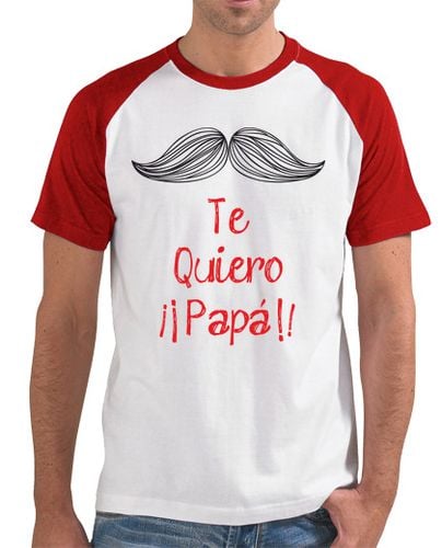 Camiseta Hombre Estilo Béisbol TeQuieroPapá laTostadora - latostadora.com - Modalova