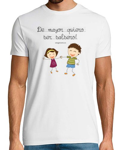 Camiseta camiseta corta de mayor quiero ser salsero pareja - latostadora.com - Modalova