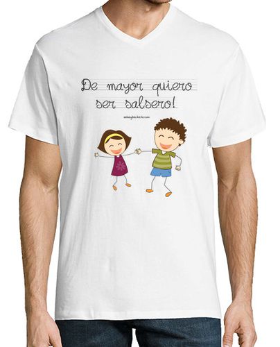 Camiseta camiseta pico de mayor quiero ser salsero pareja - latostadora.com - Modalova