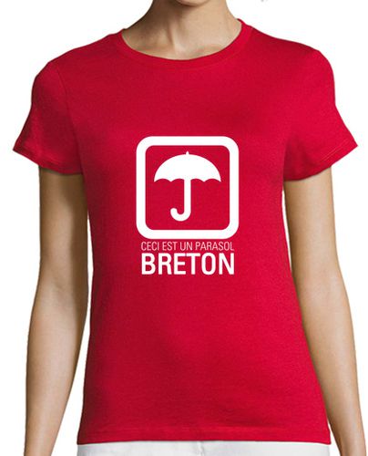 Camiseta mujer esta es una sombrilla breton - latostadora.com - Modalova