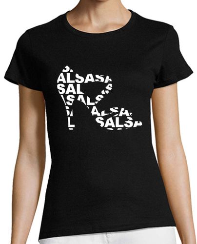 Camiseta mujer camiseta corta zapato de baile con salsa - latostadora.com - Modalova