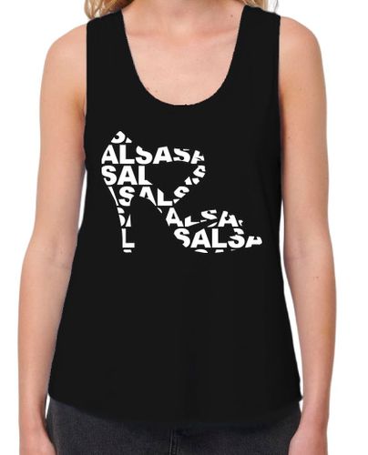 Camiseta mujer camiseta tirantes zapato de baile con salsa - latostadora.com - Modalova