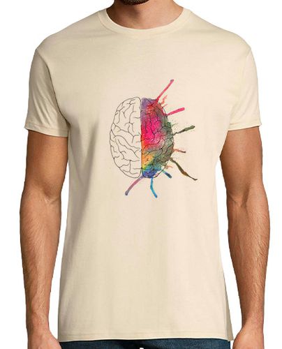 Camiseta Hombre Manga Corta camiseta chico cerebro color laTostadora - latostadora.com - Modalova