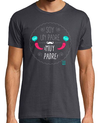 Camiseta Un padre muy padre camiseta oscura laTostadora - latostadora.com - Modalova