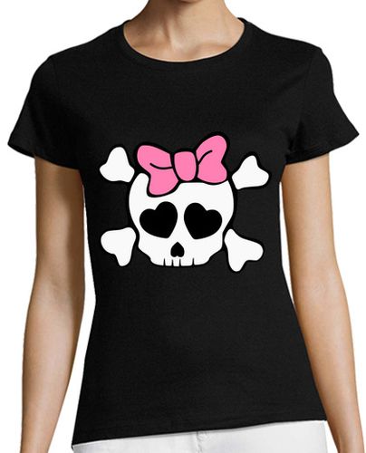 Camiseta Mujer Manga Corta Cooltee CALAVERA CHICAS. Solo disponible en latostadora laTostadora - latostadora.com - Modalova