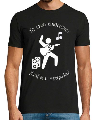 Camiseta Músico - Guitarra blanco - latostadora.com - Modalova