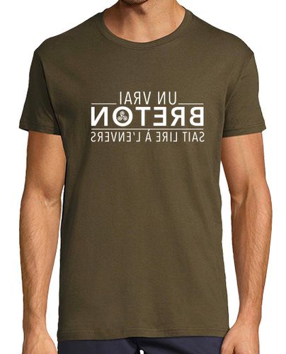 Camiseta un bretón real puede leer al revés - latostadora.com - Modalova