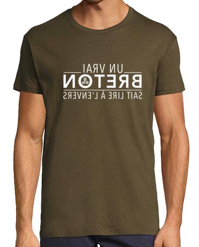 Camiseta un bretón real puede leer al revés laTostadora - latostadora.com - Modalova