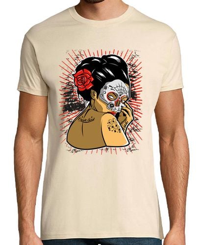 Camiseta Skull Geisha laTostadora - latostadora.com - Modalova