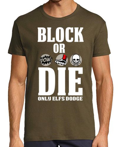 Camiseta block or die (only elfs dodge) - latostadora.com - Modalova