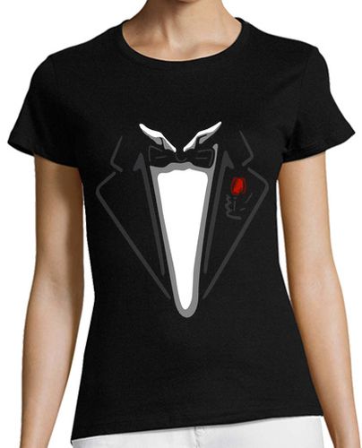 Camiseta Mujer Manga Corta The Godfather (Jacket) laTostadora - latostadora.com - Modalova