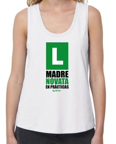 Camiseta Mujer Tirantes Loose Fit Madre novata en prácticas laTostadora - latostadora.com - Modalova