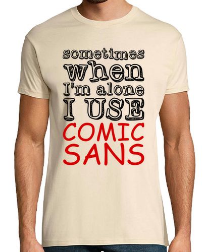 Camiseta Comic Sans Culposo - latostadora.com - Modalova