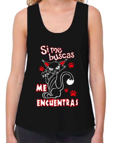 Camiseta mujer si me buscas tirantes chica 2 laTostadora - latostadora.com - Modalova