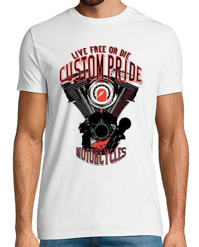 Camiseta CUSTOM PRIDE MOTORCYCLES WHITE laTostadora - latostadora.com - Modalova