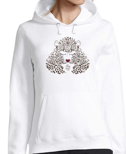 Sudadera Con Capucha Para Mujer love guepardo laTostadora - latostadora.com - Modalova