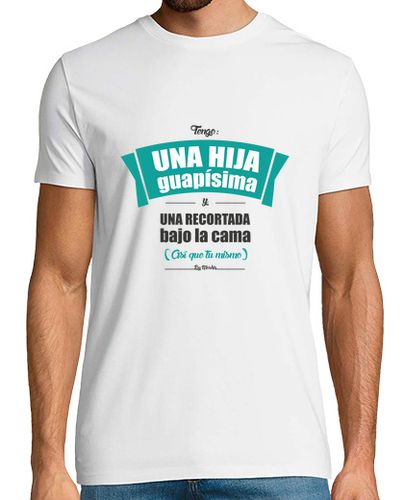 Camiseta Hombre Manga Corta Tengo una hija guapisima y una recortada laTostadora - latostadora.com - Modalova