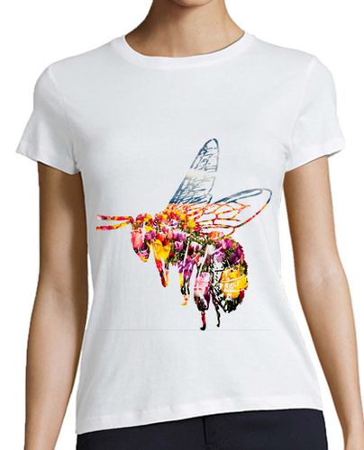 Camiseta Mujer Manga Corta Abeja ♀ laTostadora - latostadora.com - Modalova