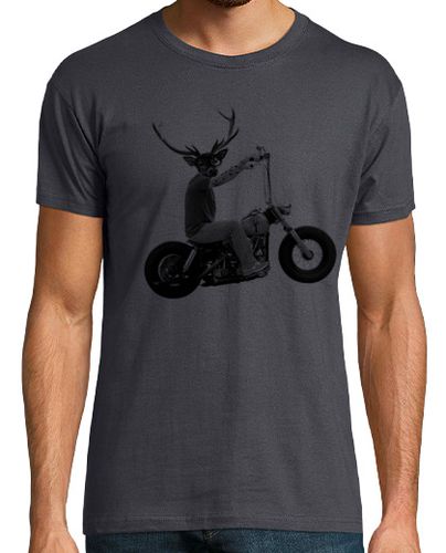 Camiseta Hombre Manga Corta ciervo moto laTostadora - latostadora.com - Modalova